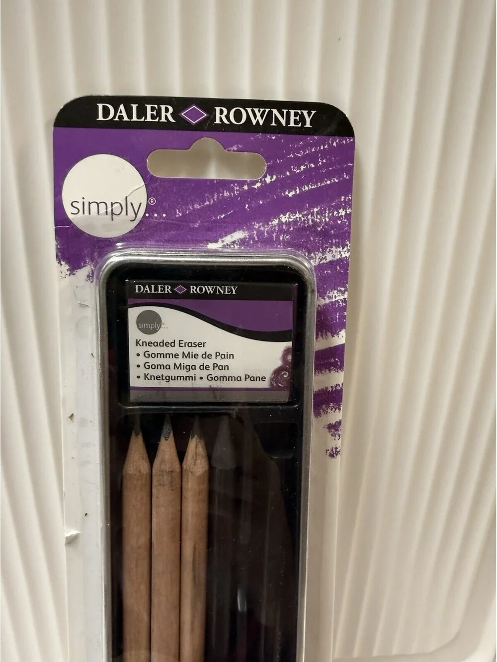 Daler Rowney 8 Piece Sketching Tin, Art Pencils 5011386092072 NEW